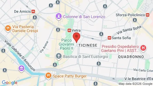 Apartments for rent i Milano Zona 1 - Centro storico - kort over placeringen