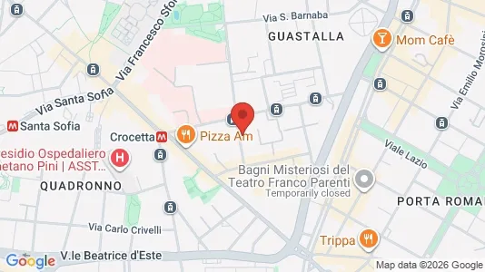 Apartments for rent i Milano Zona 1 - Centro storico - kort over placeringen