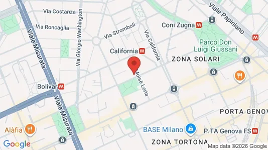 Apartments for rent i Milano Zona 6 - Barona, Lorenteggio - kort over placeringen