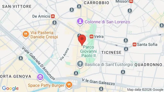 Apartments for rent i Milano Zona 1 - Centro storico - kort over placeringen