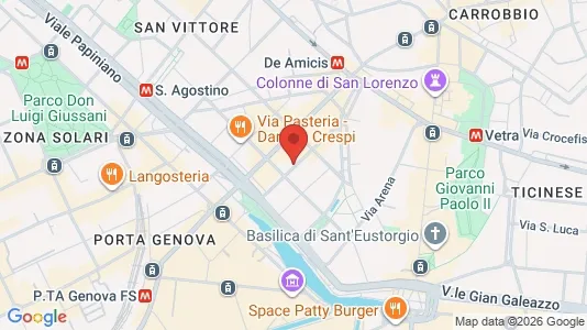 Apartments for rent i Milano Zona 1 - Centro storico - kort over placeringen