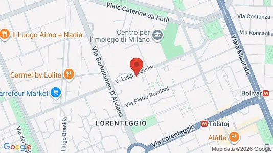 Apartments for rent i Milano Zona 6 - Barona, Lorenteggio - kort over placeringen