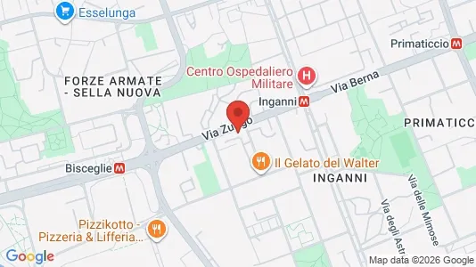 Rooms for rent i Milano Zona 6 - Barona, Lorenteggio - kort over placeringen