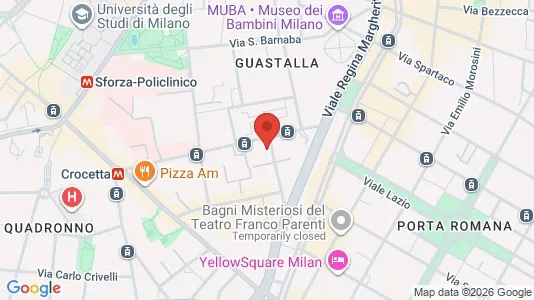 Apartments for rent i Milano Zona 1 - Centro storico - kort over placeringen