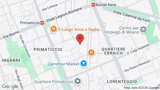 Rooms for rent i Milano Zona 6 - Barona, Lorenteggio - kort over placeringen