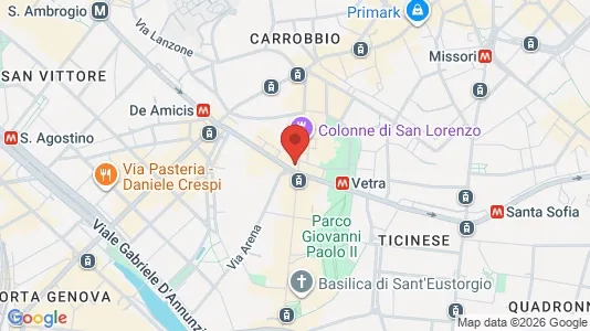 Apartments for rent i Milano Zona 1 - Centro storico - kort over placeringen