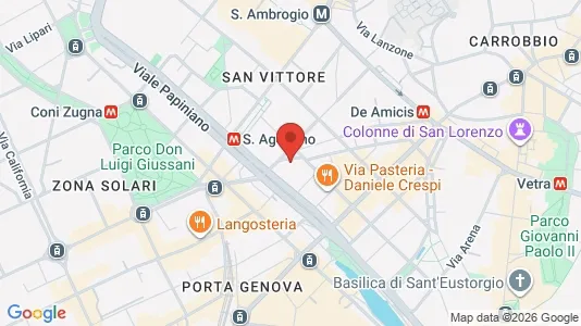 Apartments for rent i Milano Zona 1 - Centro storico - kort over placeringen