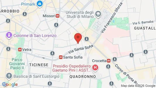 Rooms for rent i Milano Zona 1 - Centro storico - kort over placeringen