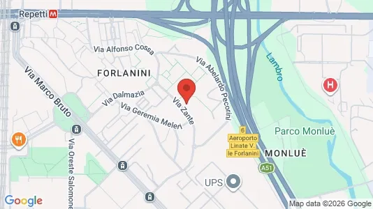Rooms for rent i Milano Zona 4 - Vittoria, Forlanini - kort over placeringen