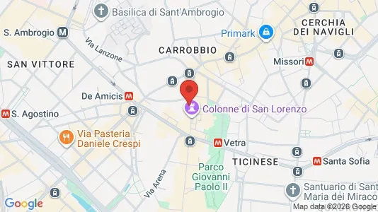 Apartments for rent i Milano Zona 1 - Centro storico - kort over placeringen
