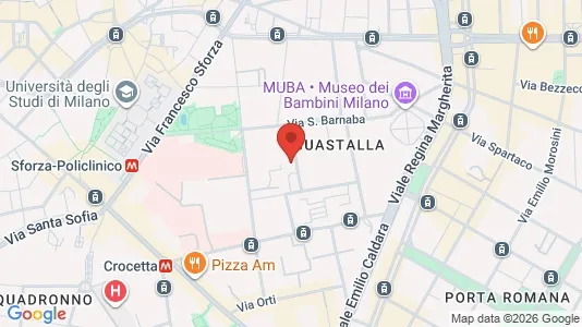 Apartments for rent i Milano Zona 1 - Centro storico - kort over placeringen