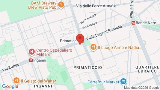 Apartments for rent i Milano Zona 6 - Barona, Lorenteggio - kort over placeringen
