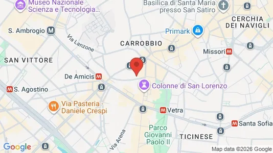 Apartments for rent i Milano Zona 1 - Centro storico - kort over placeringen