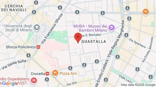 Apartments for rent i Milano Zona 1 - Centro storico - kort over placeringen