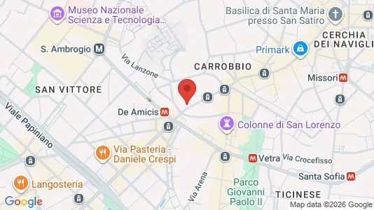 Apartments for rent i Milano Zona 1 - Centro storico - kort over placeringen
