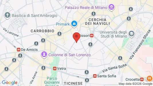 Apartments for rent i Milano Zona 1 - Centro storico - kort over placeringen