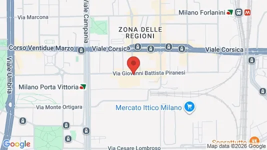 Apartments for rent i Milano Zona 4 - Vittoria, Forlanini - kort over placeringen