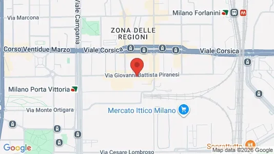 Rooms for rent i Milano Zona 4 - Vittoria, Forlanini - kort over placeringen