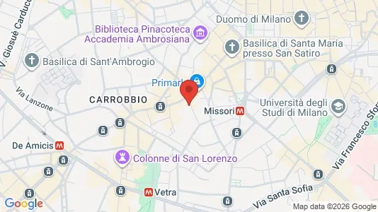 Apartments for rent i Milano Zona 1 - Centro storico - kort over placeringen