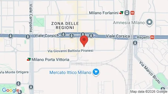 Apartments for rent i Milano Zona 4 - Vittoria, Forlanini - kort over placeringen