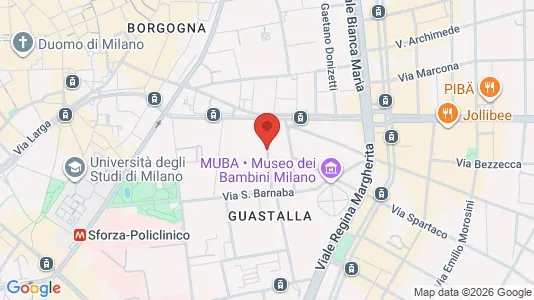 Apartments for rent i Milano Zona 1 - Centro storico - kort over placeringen