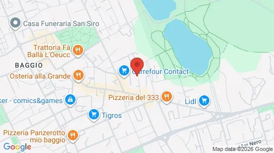 Apartments for rent i Milano Zona 7 - Baggio, De Angeli, San Siro - kort over placeringen