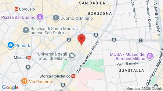 Apartments for rent i Milano Zona 1 - Centro storico - kort over placeringen