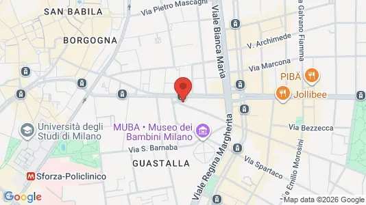 Apartments for rent i Milano Zona 1 - Centro storico - kort over placeringen