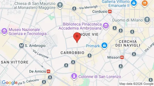 Apartments for rent i Milano Zona 1 - Centro storico - kort over placeringen