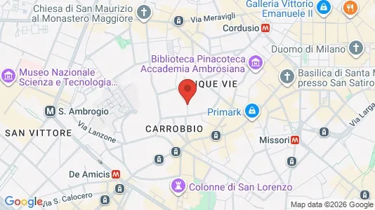 Apartments for rent i Milano Zona 1 - Centro storico - kort over placeringen