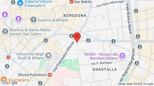 Rooms for rent i Milano Zona 1 - Centro storico - kort over placeringen