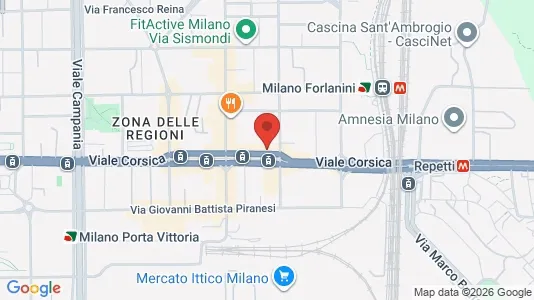 Apartments for rent i Milano Zona 3 - Porta Venezia, Città Studi, Lambrate - kort over placeringen
