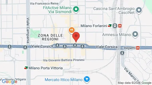 Apartments for rent i Milano Zona 3 - Porta Venezia, Città Studi, Lambrate - kort over placeringen