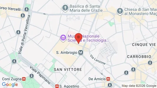 Apartments for rent i Milano Zona 1 - Centro storico - kort over placeringen