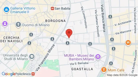 Apartments for rent i Milano Zona 1 - Centro storico - kort over placeringen