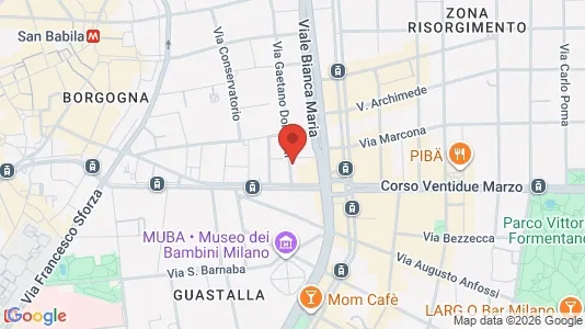 Apartments for rent i Milano Zona 1 - Centro storico - kort over placeringen