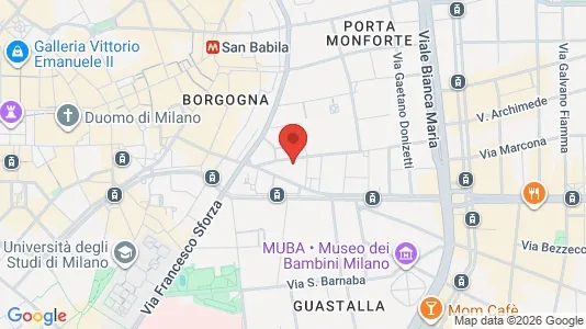 Apartments for rent i Milano Zona 1 - Centro storico - kort over placeringen