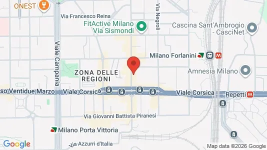 Apartments for rent i Milano Zona 3 - Porta Venezia, Città Studi, Lambrate - kort over placeringen