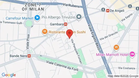 Rooms for rent i Milano Zona 6 - Barona, Lorenteggio - kort over placeringen