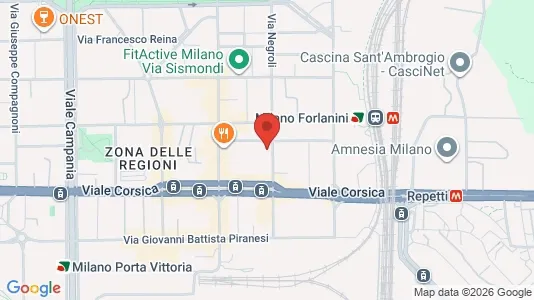Apartments for rent i Milano Zona 3 - Porta Venezia, Città Studi, Lambrate - kort over placeringen