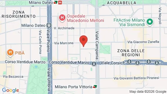 Apartments for rent i Milano Zona 1 - Centro storico - kort over placeringen