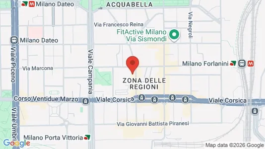 Apartments for rent i Milano Zona 3 - Porta Venezia, Città Studi, Lambrate - kort over placeringen
