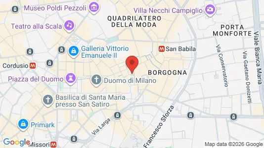 Apartments for rent i Milano Zona 1 - Centro storico - kort over placeringen
