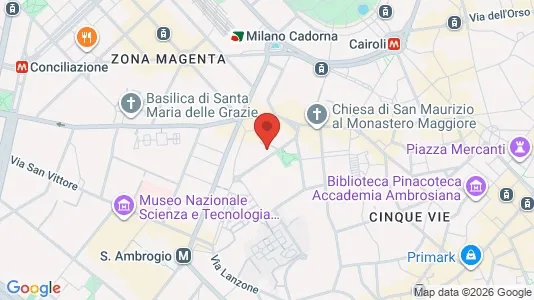 Apartments for rent i Milano Zona 1 - Centro storico - kort over placeringen