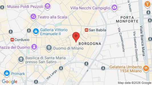Apartments for rent i Milano Zona 1 - Centro storico - kort over placeringen