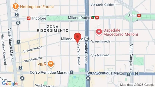 Apartments for rent i Milano Zona 1 - Centro storico - kort over placeringen