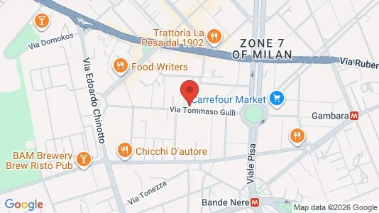 Apartments for rent i Milano Zona 6 - Barona, Lorenteggio - kort over placeringen