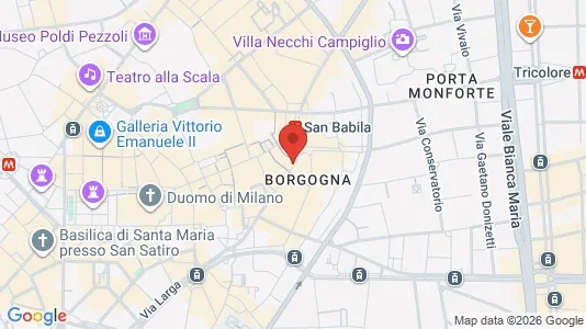 Apartments for rent i Milano Zona 1 - Centro storico - kort over placeringen