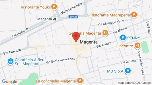 Apartments for rent i Magenta - kort over placeringen