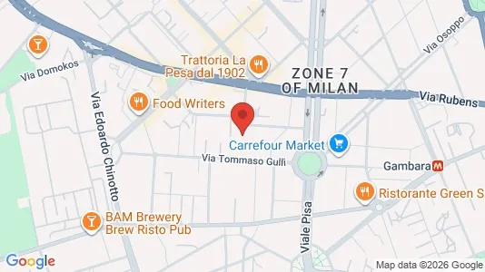 Apartments for rent i Milano Zona 6 - Barona, Lorenteggio - kort over placeringen